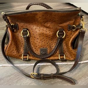 Dooney & Bourke Florentine Large Satchel, Ostrich Collection